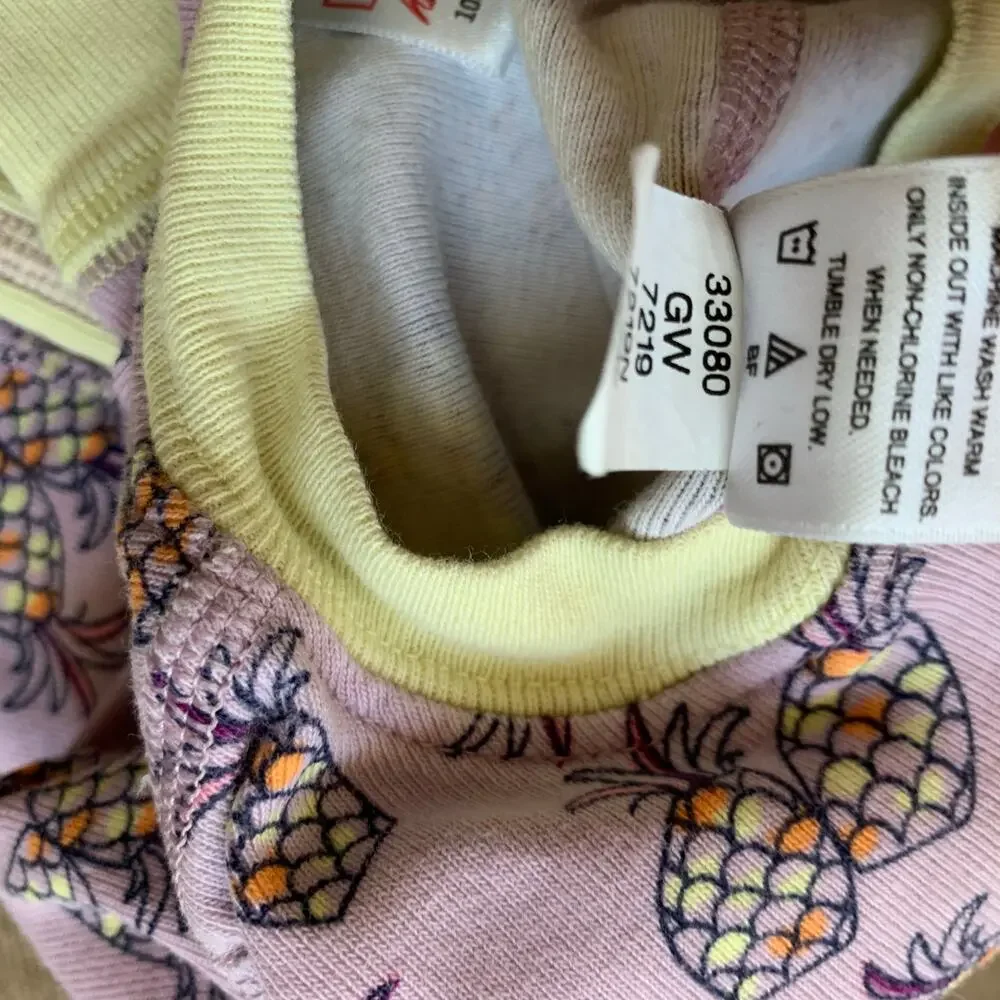 Hanna Andersson Pineapple Footless Sleeper